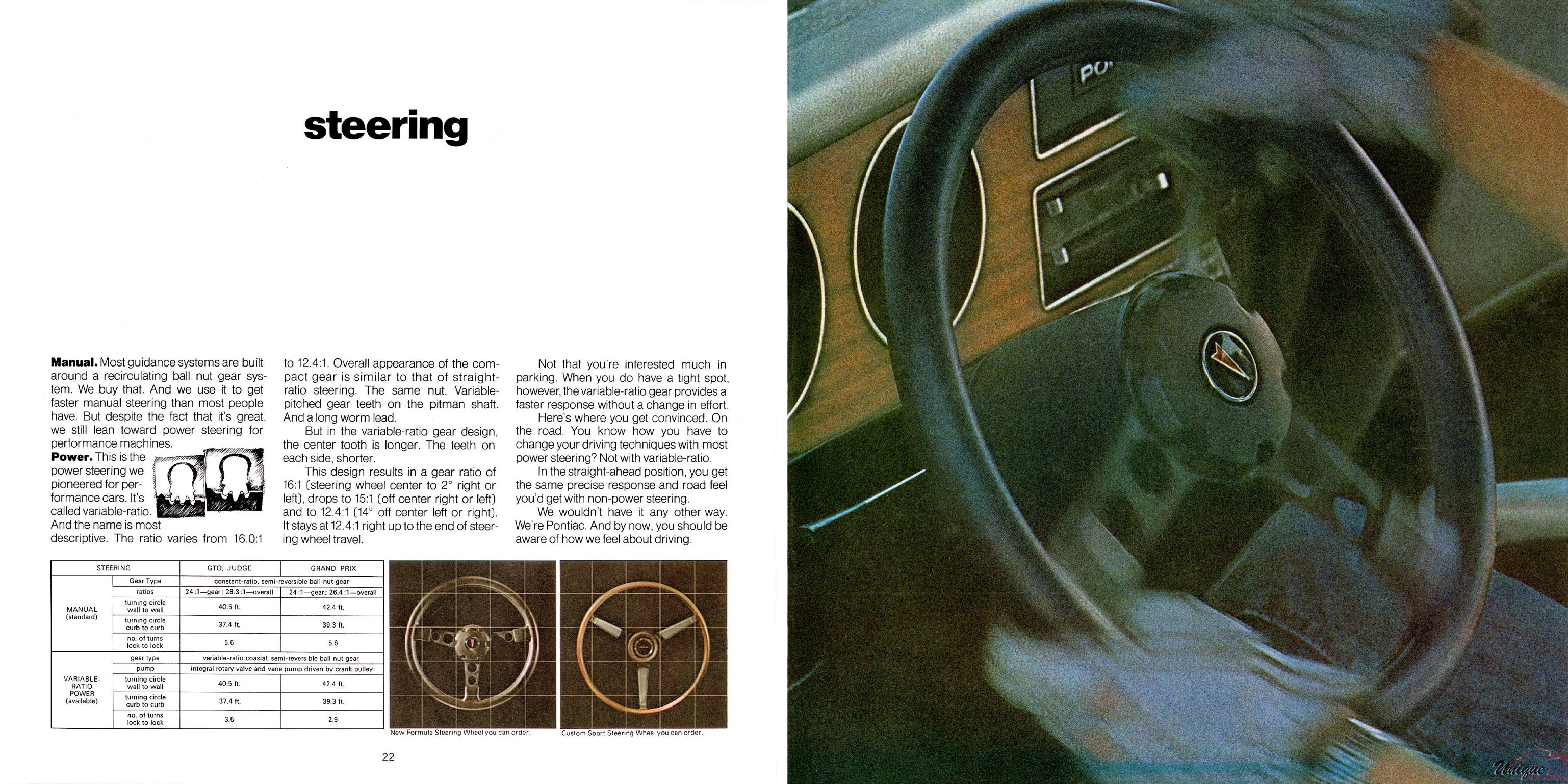 1970 Pontiac Performance Brochure Page 4
